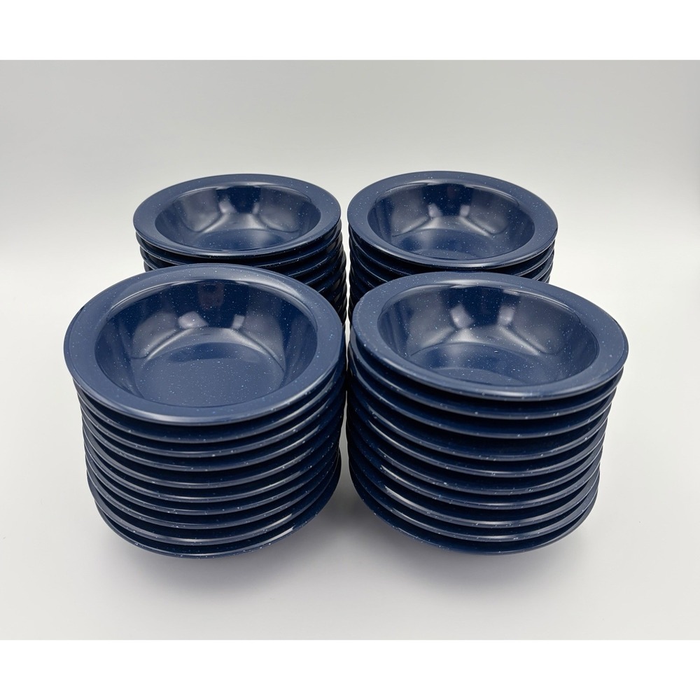 Carlisle Dallas Ware Melamine Fruit Bowls 4.75 oz Cafe Blue 43531-35 Lot Of 42